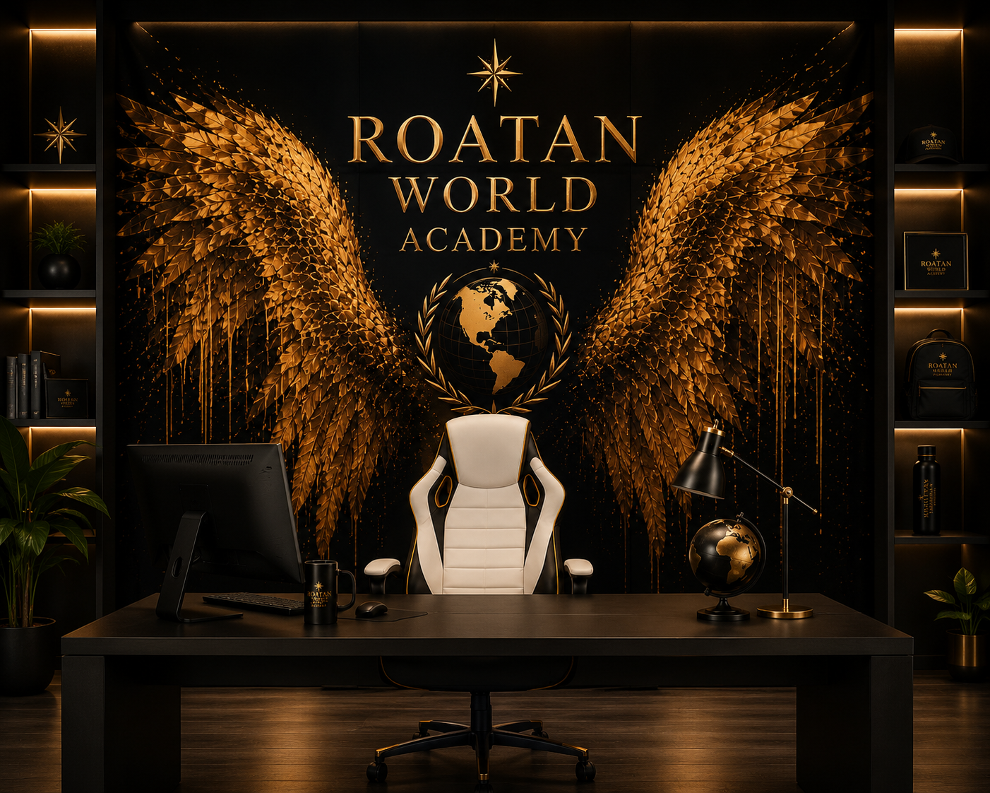 Roatan World Academy Background - Premium Luxury