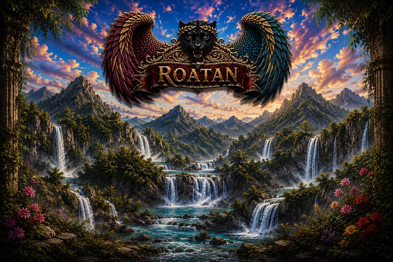 Premium ROATAN Fantasy Live Stream Background