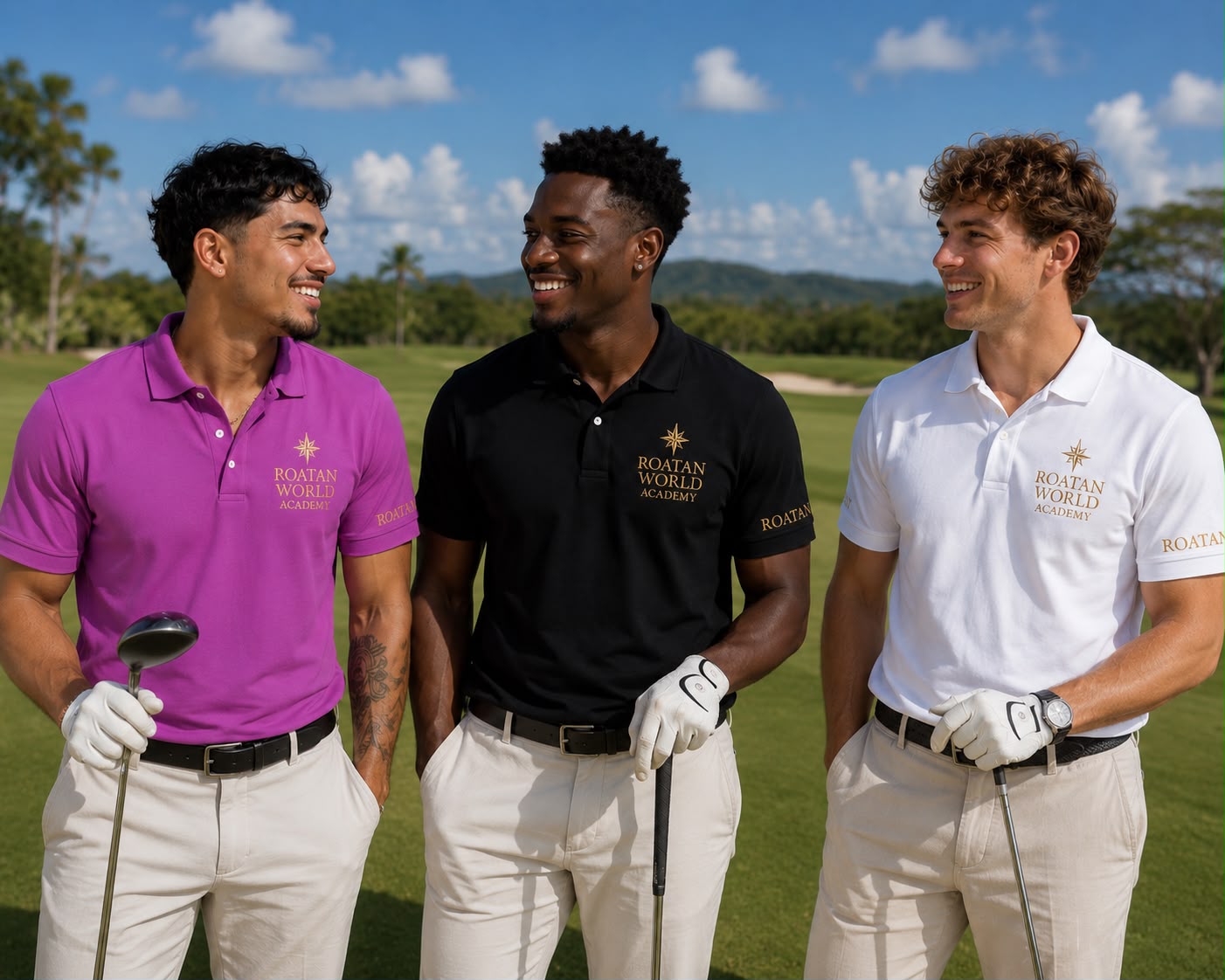 Roatan World Academy Men's Performance Polo Shirt – Premium Golf & Casual Polo