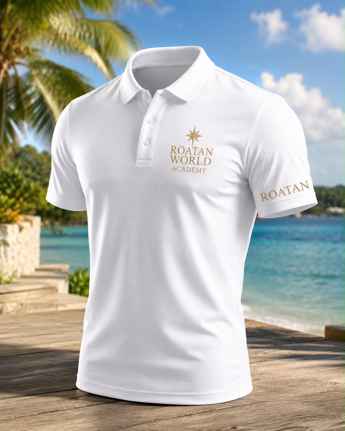 Roatan World Academy Men's Performance Polo Shirt – Premium Golf & Casual Polo