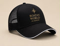 Roatan World Academy Classic Trucker Cap – Black Mesh Adjustable Hat