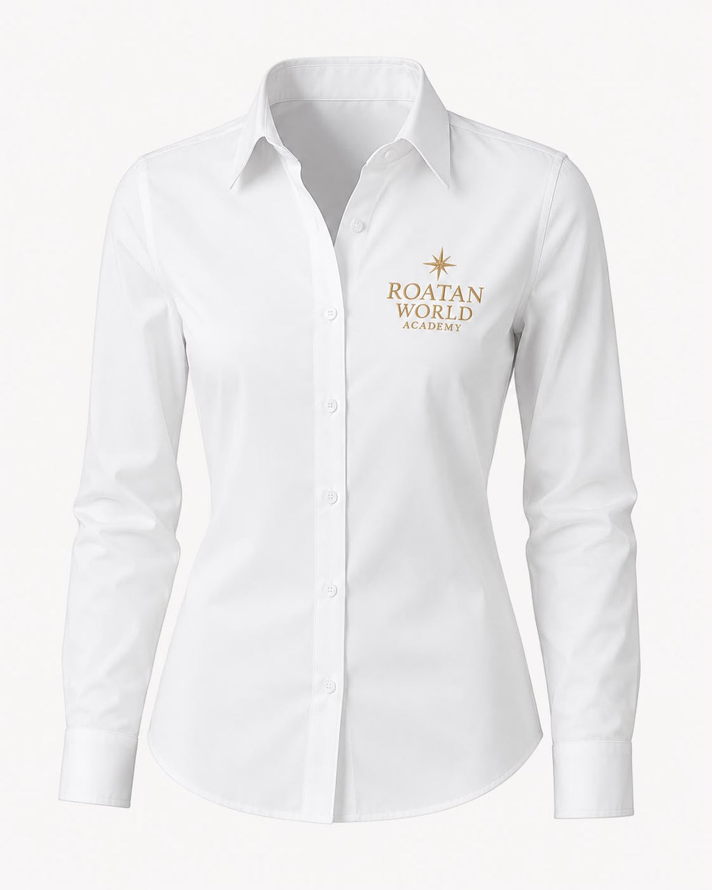 Roatan World Academy Women's Button-Up Shirt – Classic Uniform Blouse